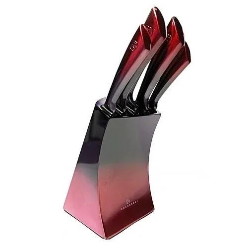 Набір ножів Edenberg EB-11003 з підставкою 6 пр. Red (EB-11003)